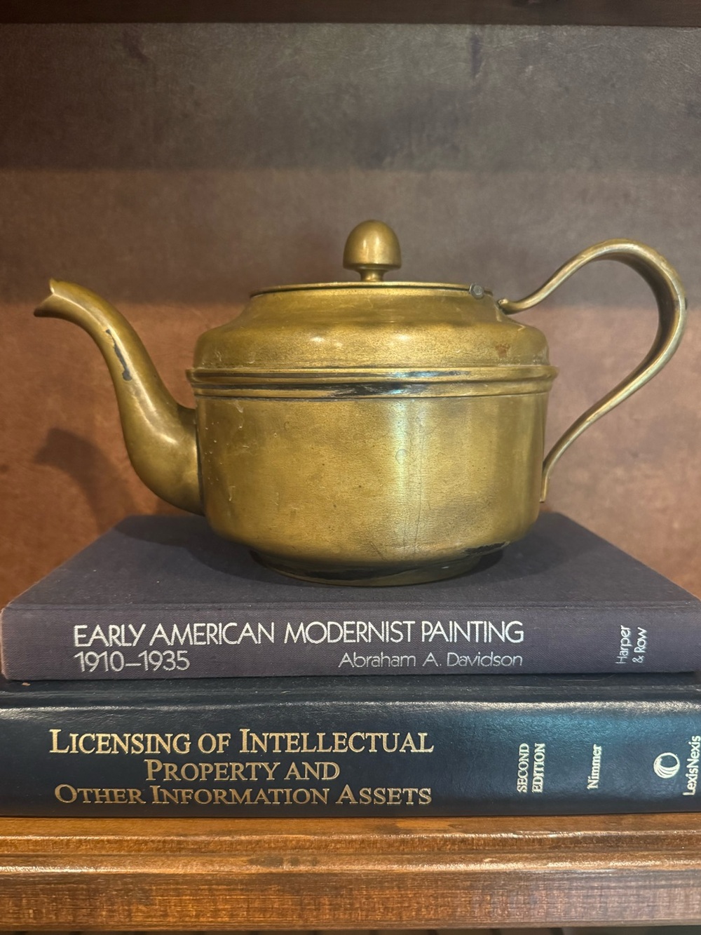 Vintage WWII Reed & Barton USN Silver Soldered Teapot 3610 - US Navy